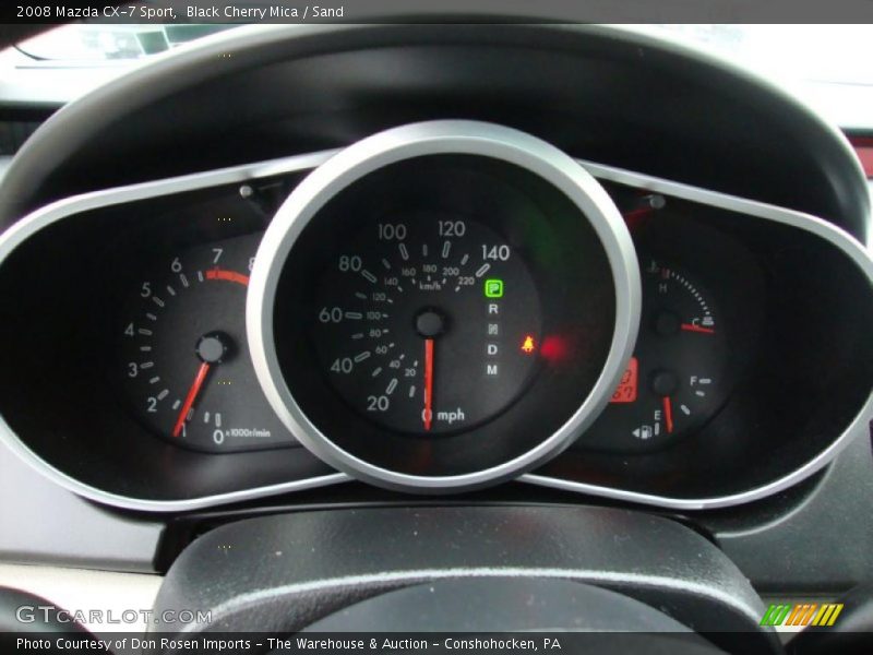 Black Cherry Mica / Sand 2008 Mazda CX-7 Sport