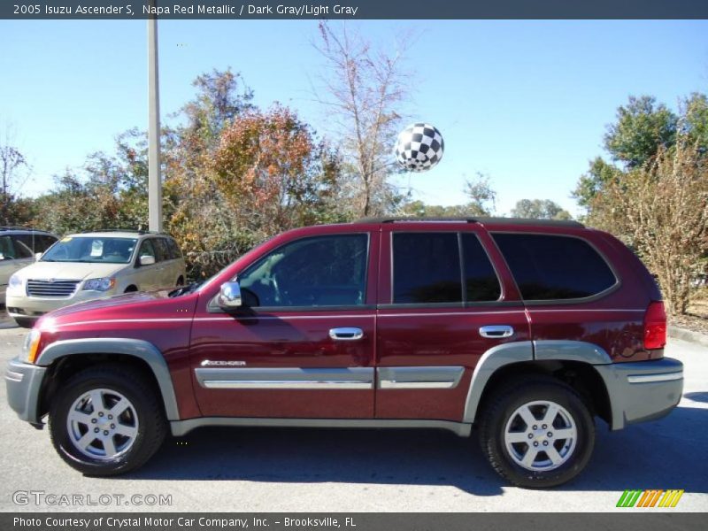 Napa Red Metallic / Dark Gray/Light Gray 2005 Isuzu Ascender S