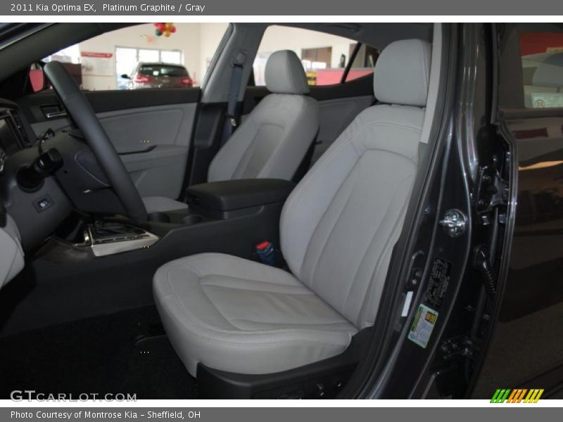  2011 Optima EX Gray Interior