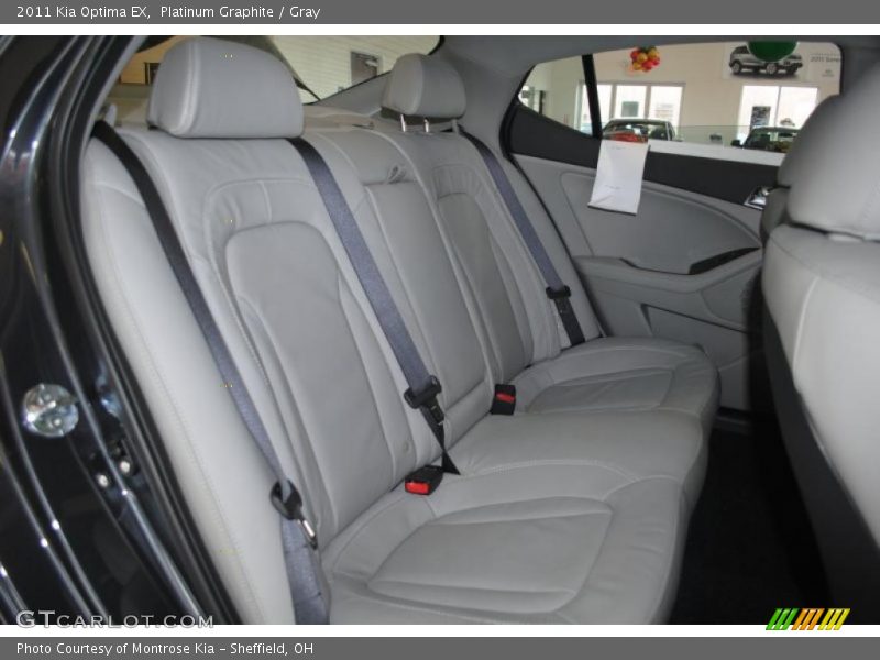  2011 Optima EX Gray Interior