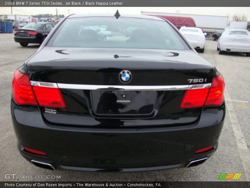  2009 7 Series 750i Sedan Jet Black