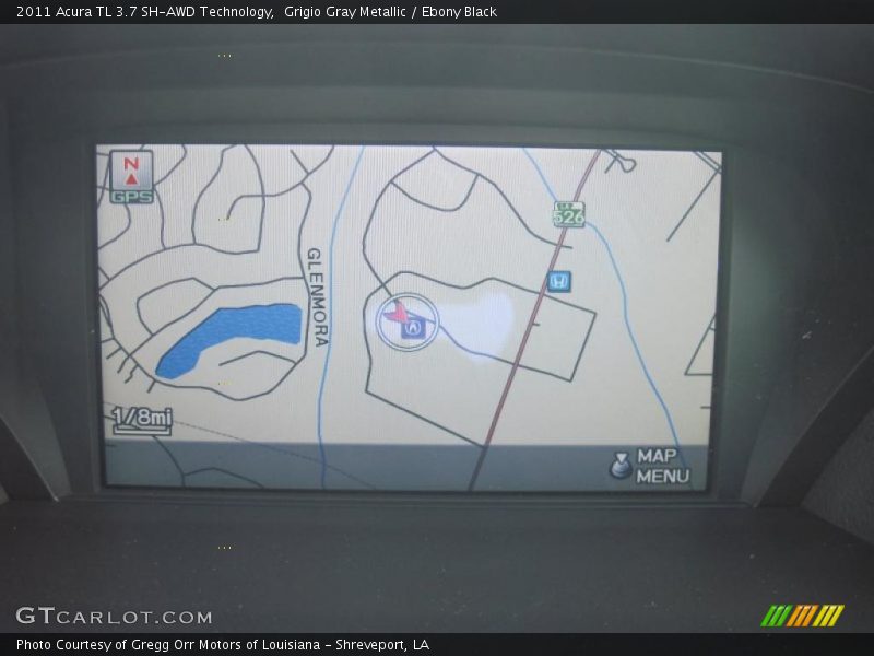 Navigation of 2011 TL 3.7 SH-AWD Technology