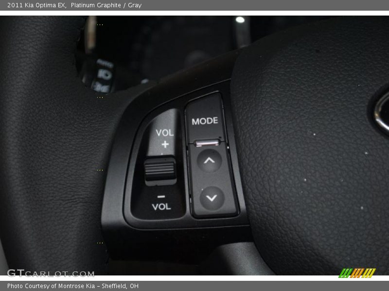 Controls of 2011 Optima EX