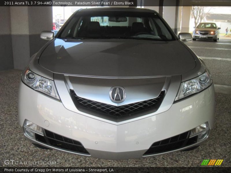 Paladium Silver Pearl / Ebony Black 2011 Acura TL 3.7 SH-AWD Technology