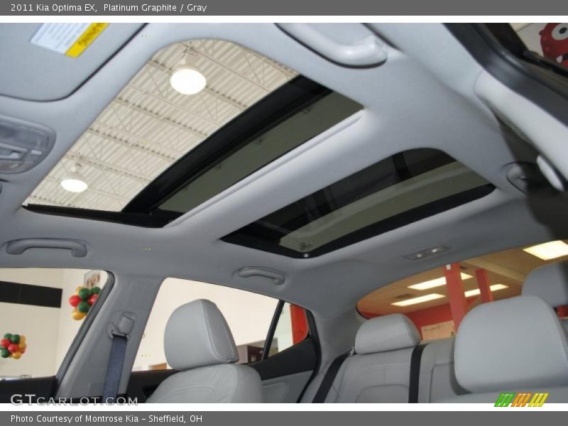 Sunroof of 2011 Optima EX