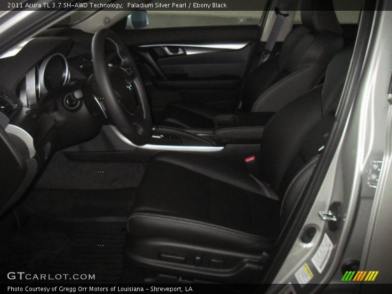 Paladium Silver Pearl / Ebony Black 2011 Acura TL 3.7 SH-AWD Technology