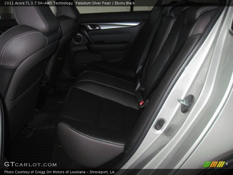 Paladium Silver Pearl / Ebony Black 2011 Acura TL 3.7 SH-AWD Technology