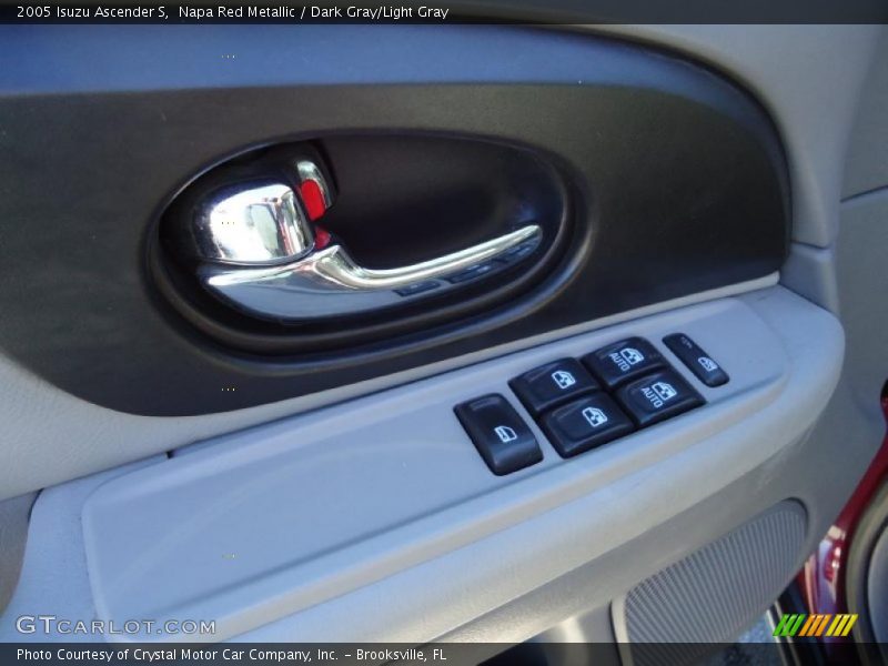 Napa Red Metallic / Dark Gray/Light Gray 2005 Isuzu Ascender S