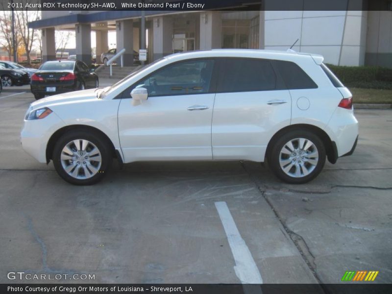 White Diamond Pearl / Ebony 2011 Acura RDX Technology SH-AWD