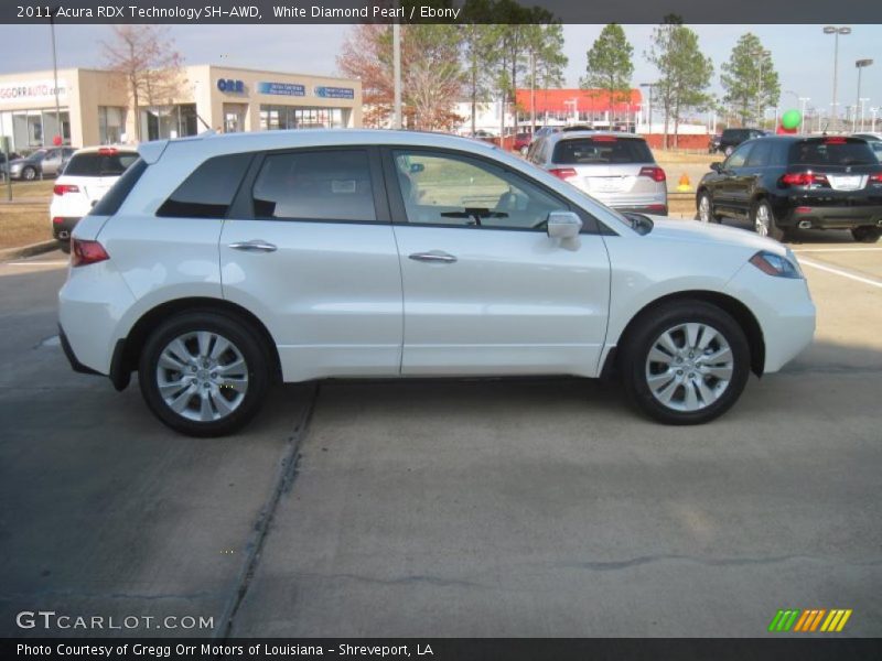 White Diamond Pearl / Ebony 2011 Acura RDX Technology SH-AWD
