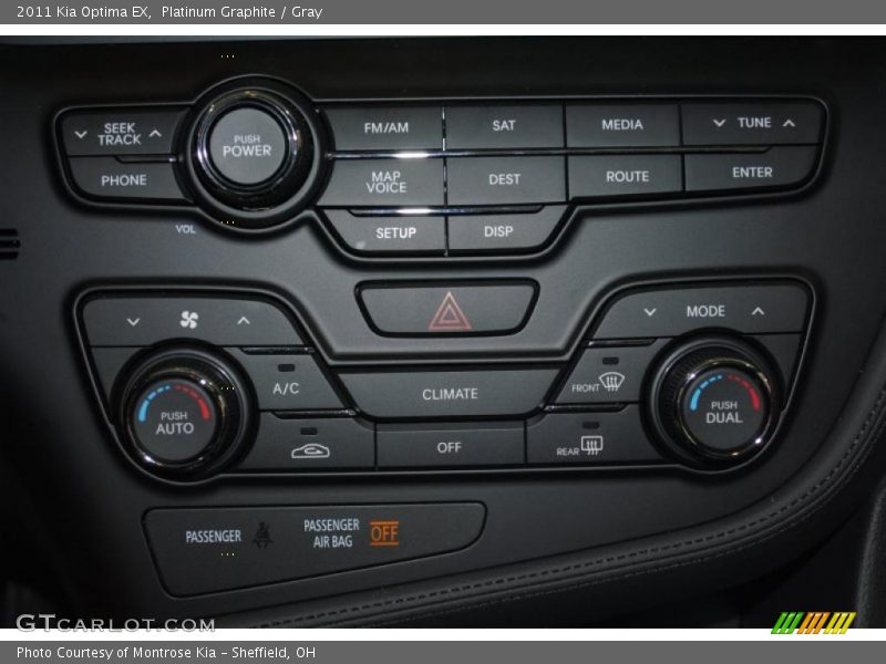 Controls of 2011 Optima EX