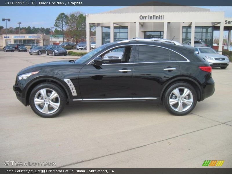Black Obsidian / Graphite 2011 Infiniti FX 35