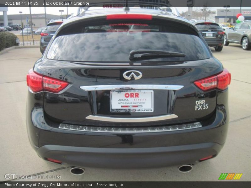 Black Obsidian / Graphite 2011 Infiniti FX 35