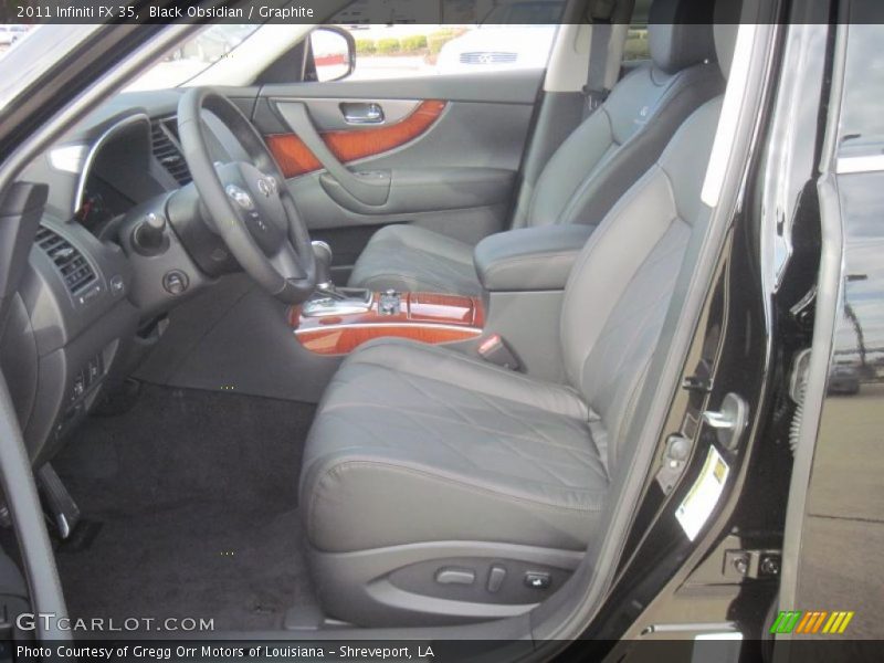  2011 FX 35 Graphite Interior