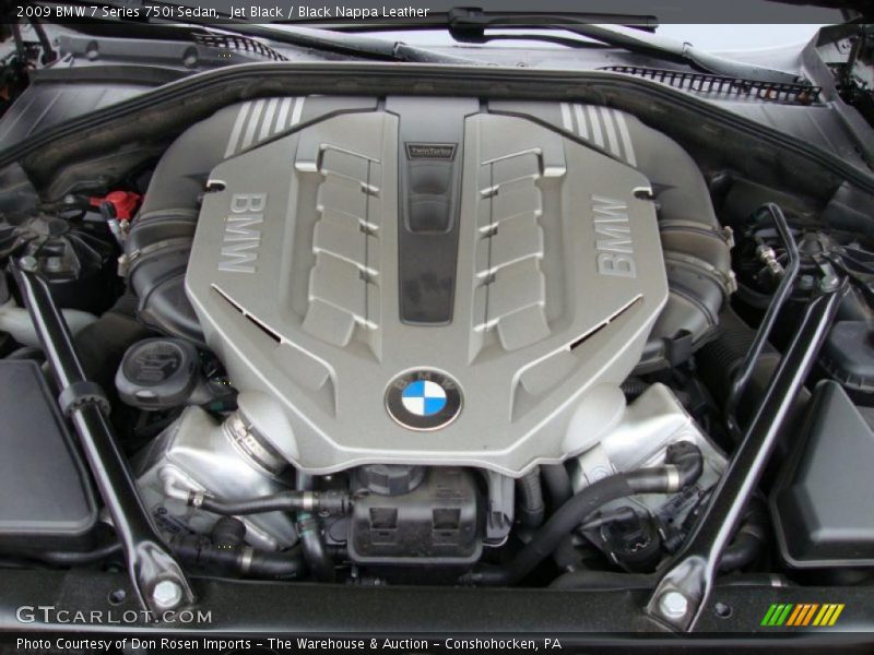  2009 7 Series 750i Sedan Engine - 4.4 Liter Twin-Turbo DOHC 32-Valve VVT V8