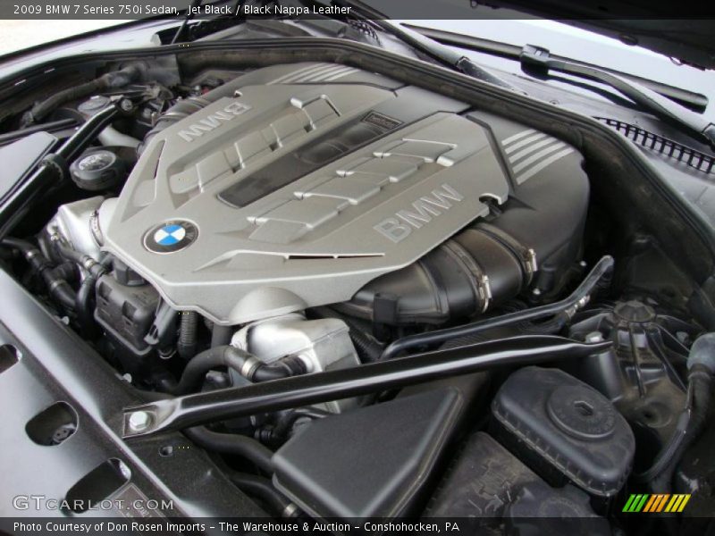  2009 7 Series 750i Sedan Engine - 4.4 Liter Twin-Turbo DOHC 32-Valve VVT V8