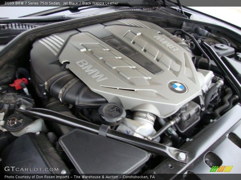 2009 7 Series 750i Sedan Engine - 4.4 Liter Twin-Turbo DOHC 32-Valve VVT V8