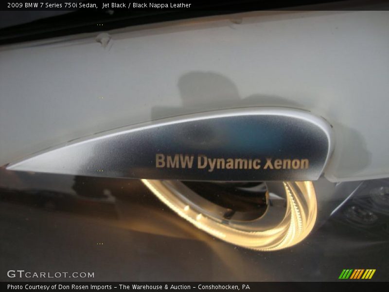 Jet Black / Black Nappa Leather 2009 BMW 7 Series 750i Sedan