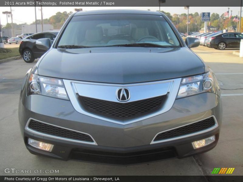 Polished Metal Metallic / Taupe 2011 Acura MDX Technology