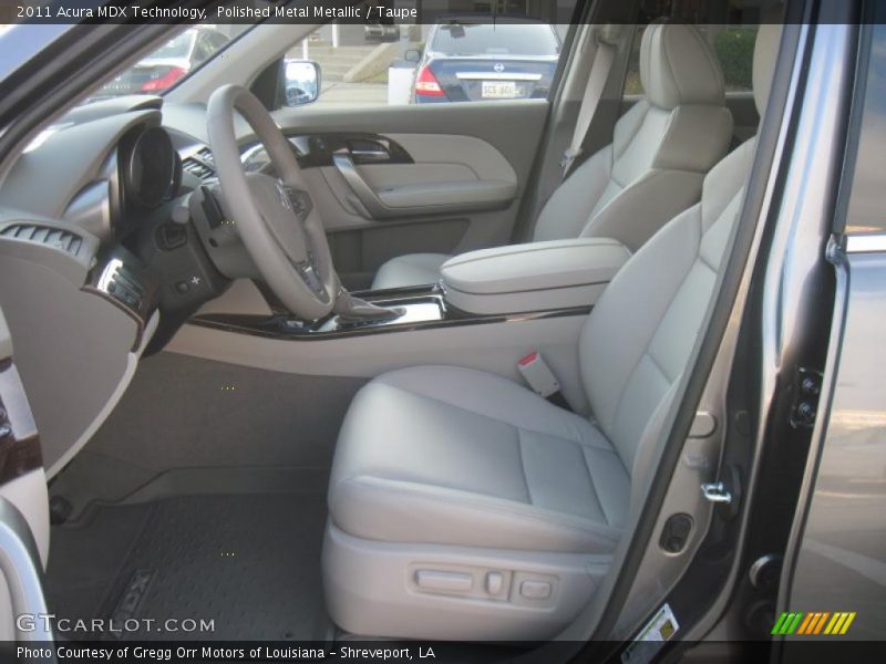 Polished Metal Metallic / Taupe 2011 Acura MDX Technology
