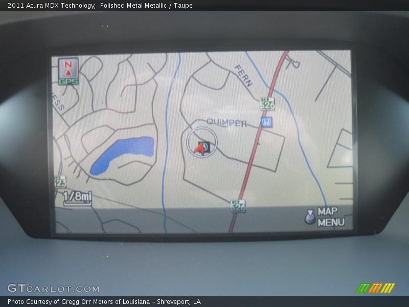 Navigation of 2011 MDX Technology