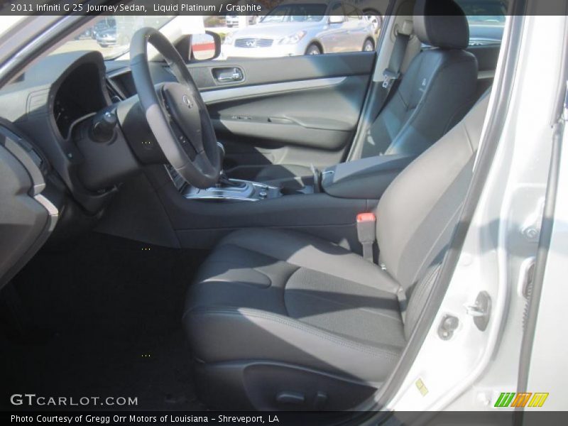 Liquid Platinum / Graphite 2011 Infiniti G 25 Journey Sedan