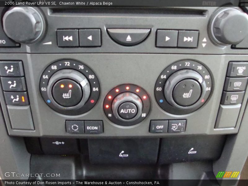 Controls of 2006 LR3 V8 SE