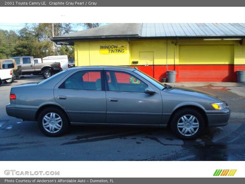 Graphite Gray Pearl / Gray 2001 Toyota Camry LE