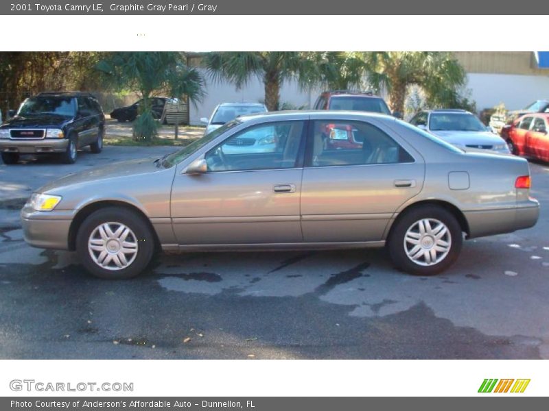 Graphite Gray Pearl / Gray 2001 Toyota Camry LE