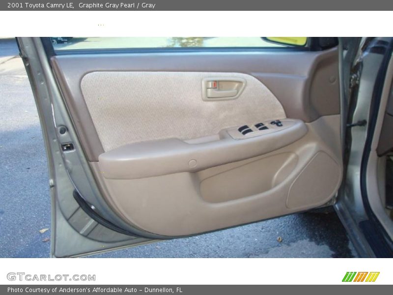 Graphite Gray Pearl / Gray 2001 Toyota Camry LE