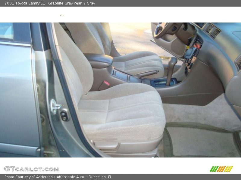 Graphite Gray Pearl / Gray 2001 Toyota Camry LE