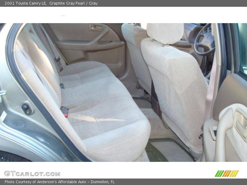 Graphite Gray Pearl / Gray 2001 Toyota Camry LE