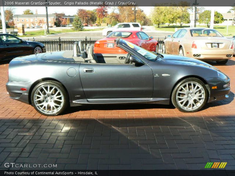 Grigio Palladio (Metallic Gray) / Gray/Gray 2006 Maserati GranSport Spyder
