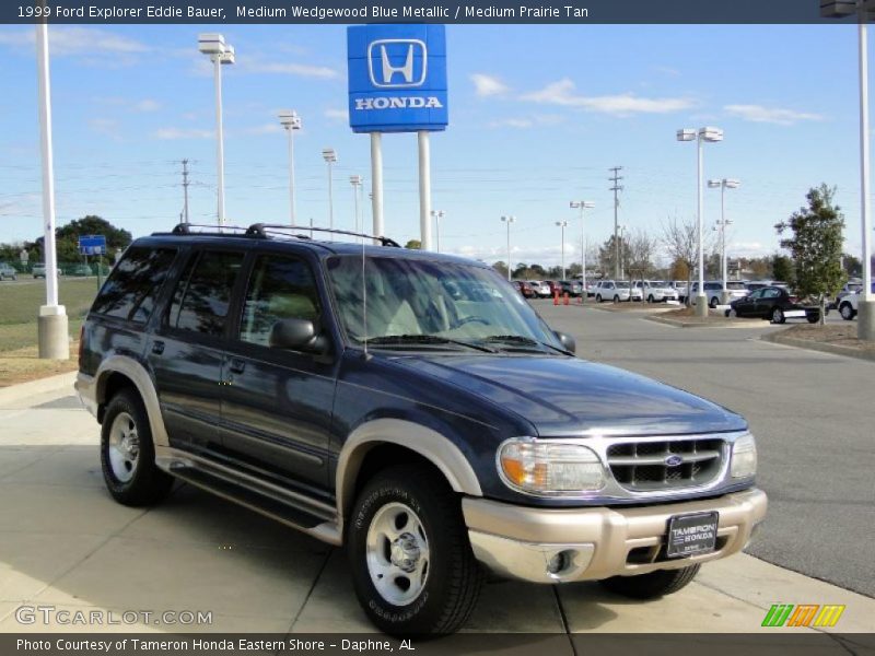 Medium Wedgewood Blue Metallic / Medium Prairie Tan 1999 Ford Explorer Eddie Bauer