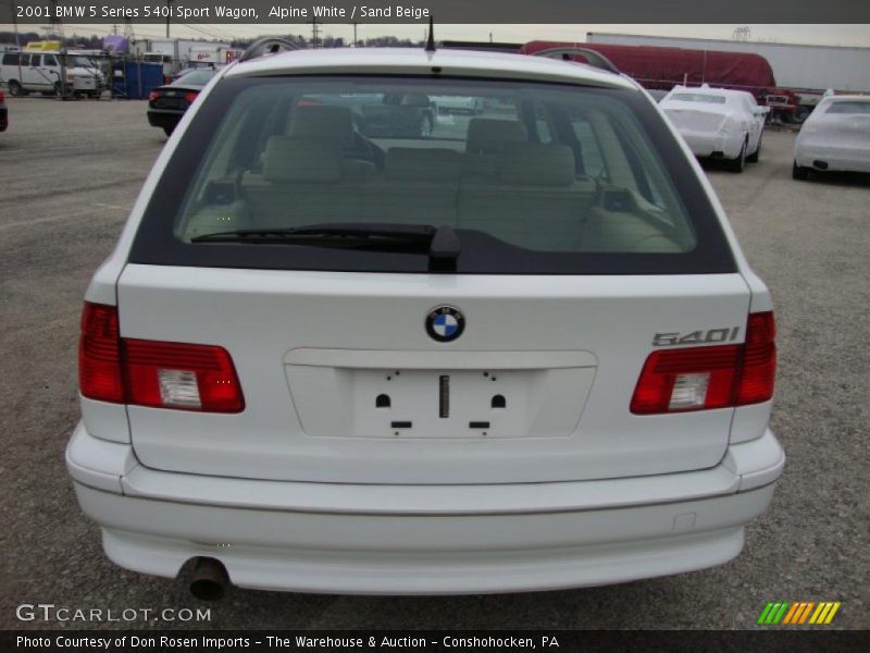  2001 5 Series 540i Sport Wagon Alpine White