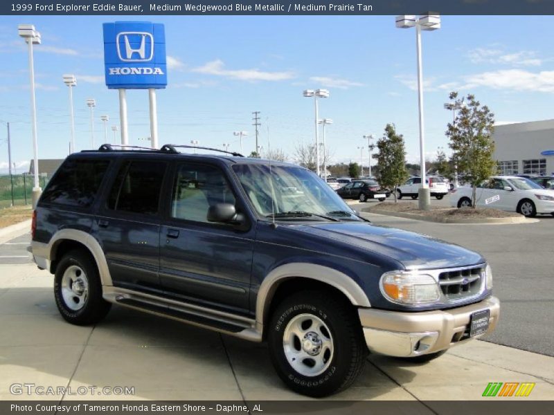 Medium Wedgewood Blue Metallic / Medium Prairie Tan 1999 Ford Explorer Eddie Bauer