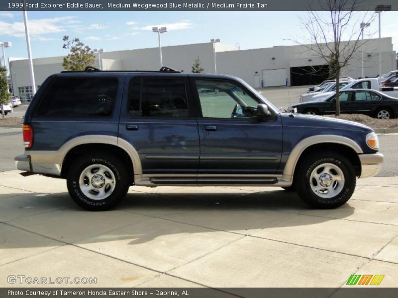 Medium Wedgewood Blue Metallic / Medium Prairie Tan 1999 Ford Explorer Eddie Bauer