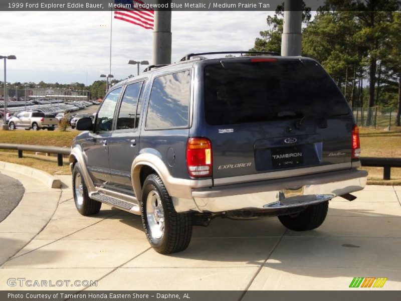 Medium Wedgewood Blue Metallic / Medium Prairie Tan 1999 Ford Explorer Eddie Bauer
