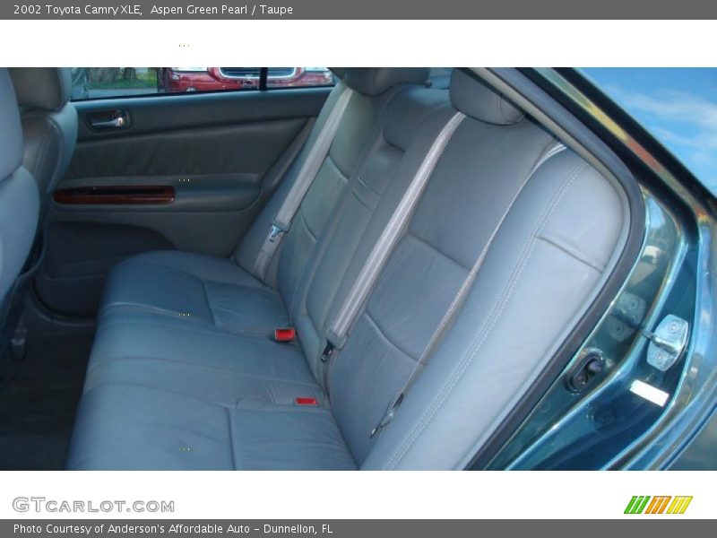 Aspen Green Pearl / Taupe 2002 Toyota Camry XLE