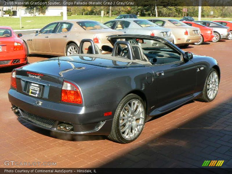 Grigio Palladio (Metallic Gray) / Gray/Gray 2006 Maserati GranSport Spyder