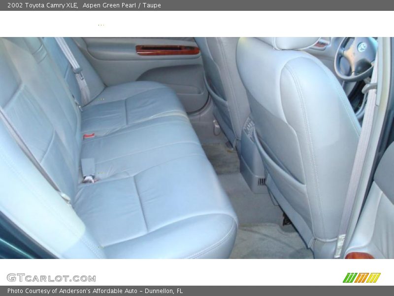 Aspen Green Pearl / Taupe 2002 Toyota Camry XLE