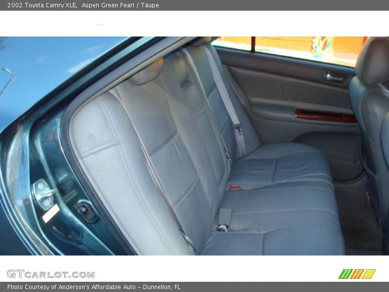Aspen Green Pearl / Taupe 2002 Toyota Camry XLE
