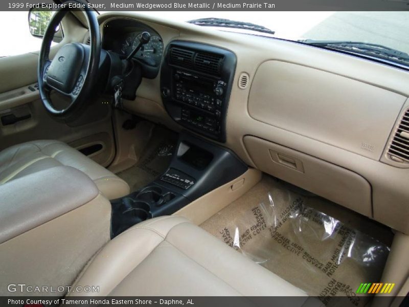 Medium Wedgewood Blue Metallic / Medium Prairie Tan 1999 Ford Explorer Eddie Bauer