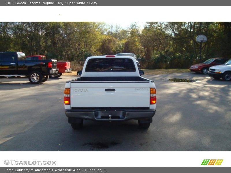 Super White / Gray 2002 Toyota Tacoma Regular Cab