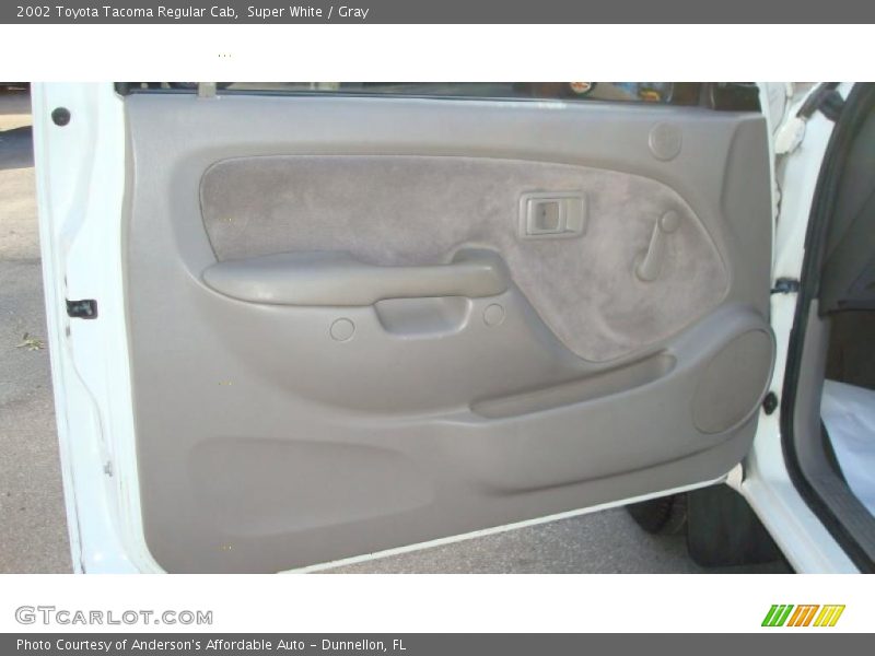 Super White / Gray 2002 Toyota Tacoma Regular Cab