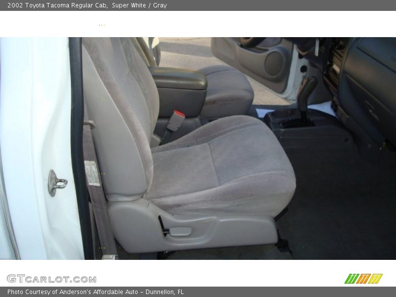 Super White / Gray 2002 Toyota Tacoma Regular Cab