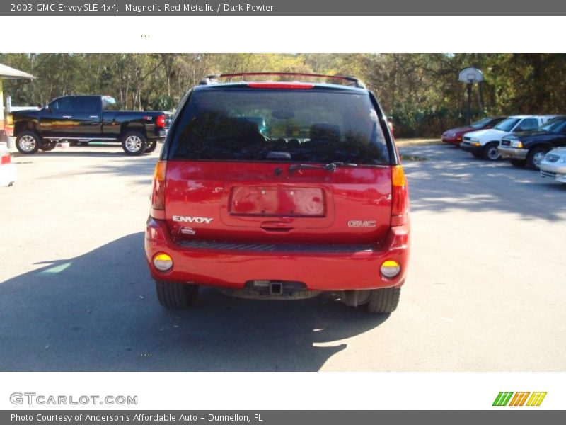 Magnetic Red Metallic / Dark Pewter 2003 GMC Envoy SLE 4x4