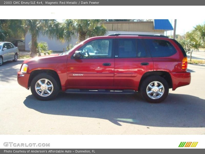 Magnetic Red Metallic / Dark Pewter 2003 GMC Envoy SLE 4x4
