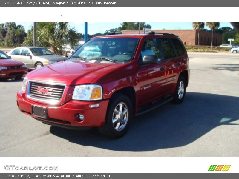 Magnetic Red Metallic / Dark Pewter 2003 GMC Envoy SLE 4x4