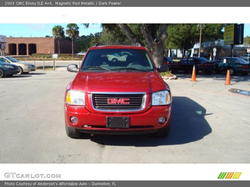 Magnetic Red Metallic / Dark Pewter 2003 GMC Envoy SLE 4x4